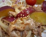 豚こま肉とさつま芋の生姜焼き簡単節約弁当作り方21写真
