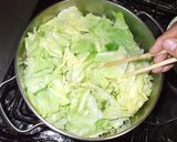 無水キャベツ煮♪簡単作り方6写真