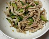 簡単胡瓜入り鶏皮ポン酢の作り方作り方4写真