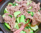 牛肉と青梗菜のオイスターソース炒め作り方4写真