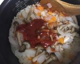 炊飯器でオムライス作り方2写真