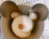ミルク食パン☆くまパン1斤型くまパンミニ作り方13写真