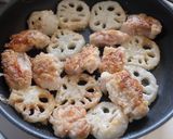 蓮根入り♪ヤンニョムチキン作り方4写真