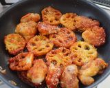 蓮根入り♪ヤンニョムチキン作り方6写真