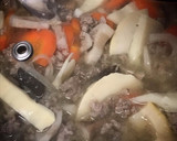 挽肉と筍の野菜の和風あんかけ丼作り方10写真