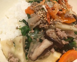 挽肉と筍の野菜の和風あんかけ丼作り方15写真