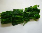 簡単！かき菜の油炒め作り方1写真