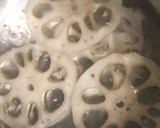 冷凍保存するための☆ゆでれんこん作り方1写真