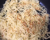 挽肉と筍と野菜の焼きそば作り方2写真