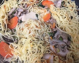 挽肉と筍と野菜の焼きそば作り方3写真