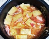 ☆穂先メンマと鶏皮の豚骨醤油炊き込みご飯作り方3写真