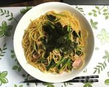 ほうれん草とハムのゆずポンパスタ作り方7写真