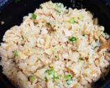 ☆穂先メンマと鶏皮の豚骨醤油炊き込みご飯作り方4写真