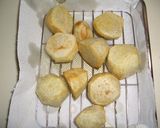 揚げ里芋の鶏そぼろがけ作り方4写真
