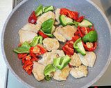 ピーマンと鶏むね肉のクセになる味噌炒め作り方10写真