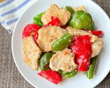 ピーマンと鶏むね肉のクセになる味噌炒め作り方13写真
