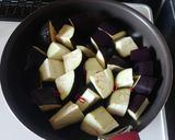 茄子としらすの含め煮作り方1写真