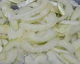 セロリのきんぴら作り方1写真