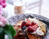 オートミールパンケーキ オーバーナイトで作り方4写真