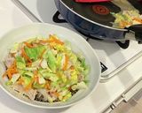 春キャベツの簡単☆ガリバタ味噌炒め作り方4写真