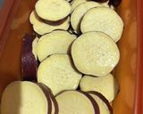 レンジで簡単！サツマイモとりんご煮作り方2写真