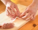 肉巻きりんごの照り焼き作り方4写真