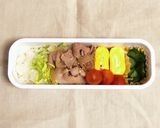 自分弁当・4月19日作り方2写真