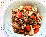 豚こま肉と椎茸・ピーマンの甘辛炒め☆弁当作り方8写真