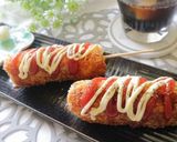 ちくわで☆チーズハットク作り方4写真