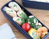 お弁当に♪ほうれん草とベーコンの卵焼き作り方6写真