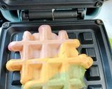 カラフルなもちもち♥ワッフル作り方6写真