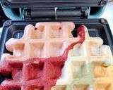 カラフルなもちもち♥ワッフル作り方8写真