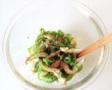 レンジで【ピーマンと竹輪の鶏がら素和え作り方3写真