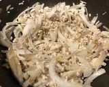 そら豆と鶏ごぼうで、春の和風グラタン作り方1写真