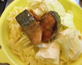 鯖キャベツ（材料２つ）作り方2写真