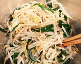 面倒くさ子でも簡単！もやしとニラのナムル作り方5写真