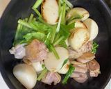 カブと鶏肉の梅煮♡蕪♡鶏もも♡梅作り方3写真