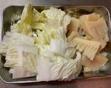 たけのこと白菜の中華煮作り方1写真