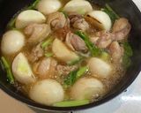 カブと鶏肉の梅煮♡蕪♡鶏もも♡梅作り方4写真