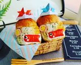 こどもの日マリトッツォ風サンドこいのぼり作り方1写真