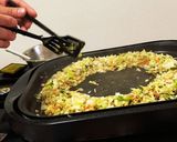 ホットプレートでお手軽もんじゃ焼き作り方5写真