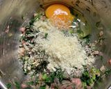 あみ脂の和風春菊ハンバーグ作り方8写真