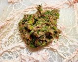 あみ脂の和風春菊ハンバーグ作り方10写真