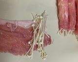 節約簡単おつまみ♪えのきの豚照り巻き作り方1写真
