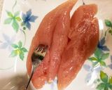 レンジで簡単ササミチーズ蒸し作り方2写真