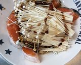 鮭とえのきのオイスターソース作り方1写真