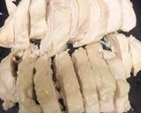 茹で鶏と春キャベツのたらこポテトサラダ風作り方24写真