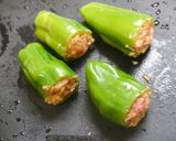 簡単!ピーマンの筍肉詰め☆青椒肉絲味作り方3写真