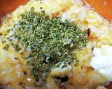 玉子ごはんにプルプル充てん豆腐載せ作り方9写真