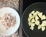 コールラビと豚肉のバジル炒め作り方4写真